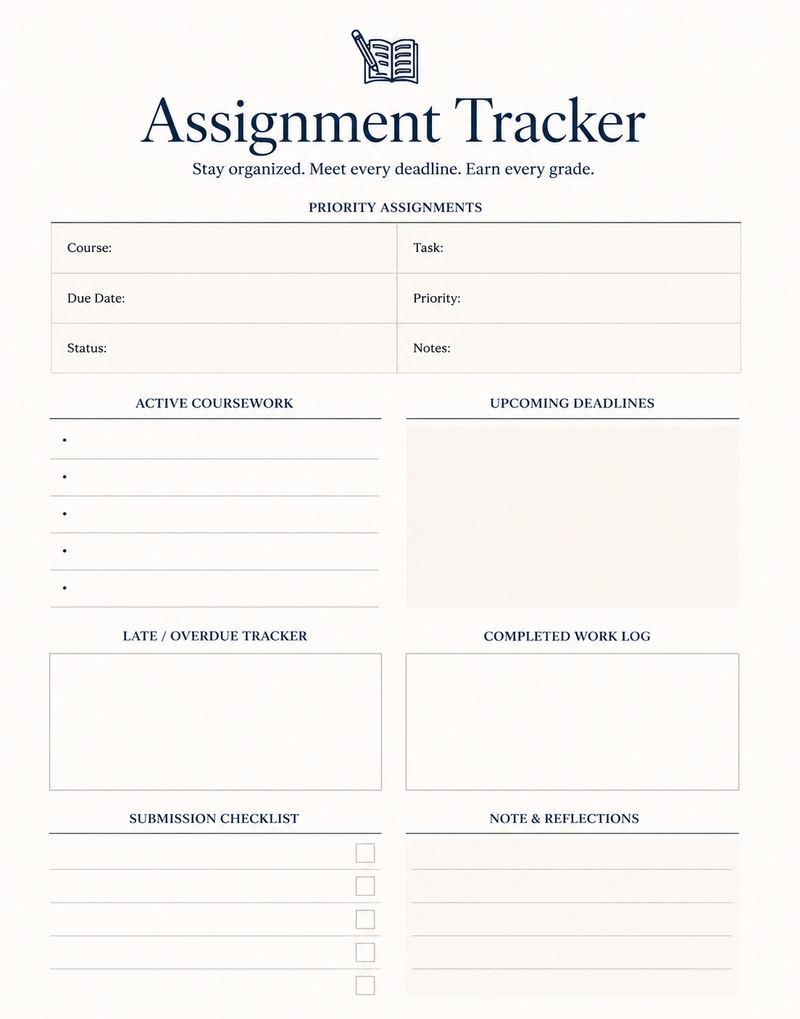 Assignment Tracker