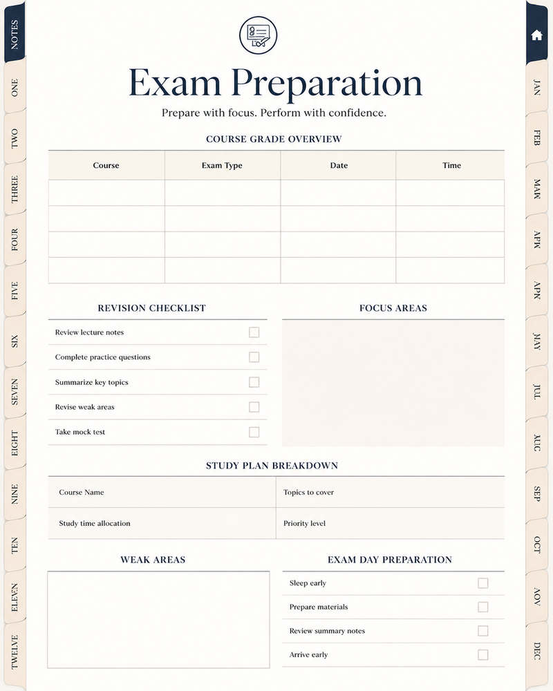 Exam Preparation