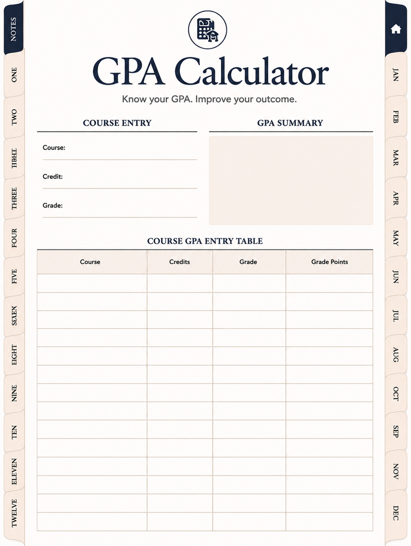 GPA Tracker