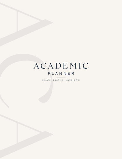 The Atlas Academic Planner