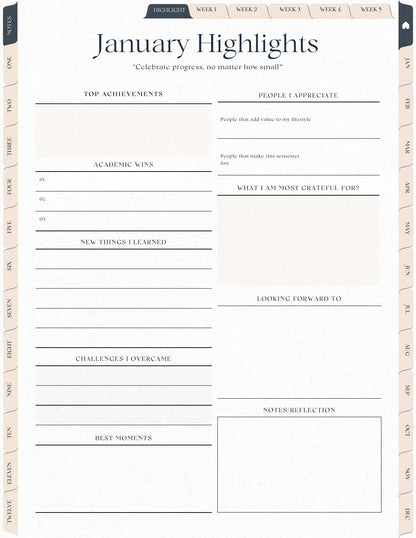The Atlas Academic Planner