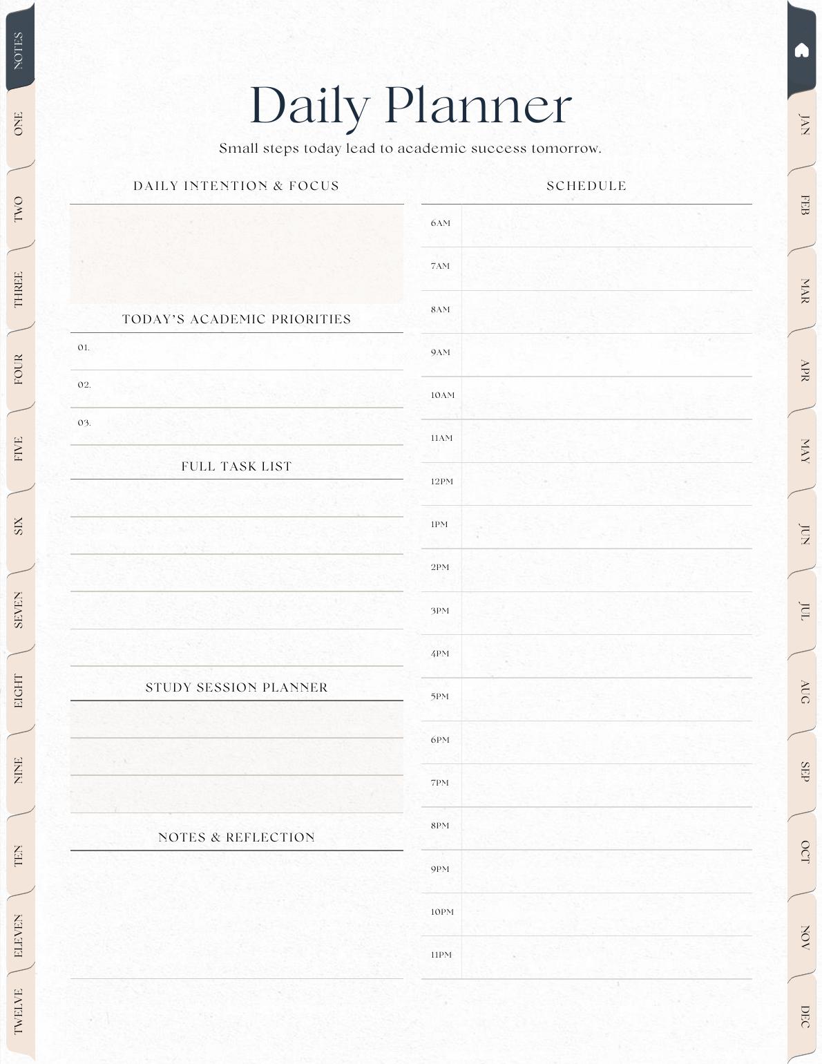 The Atlas Academic Planner